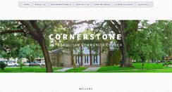 Desktop Screenshot of cornerstonemccchurch.com